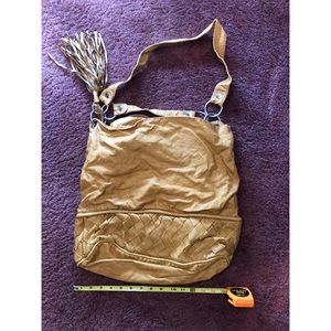 💝 Forever 21 Mustard Yellow Tassel Pleather Purse